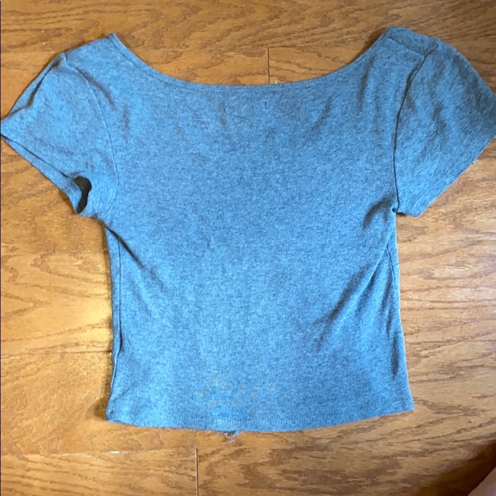 basic grey tee!! - Picture 2 of 3